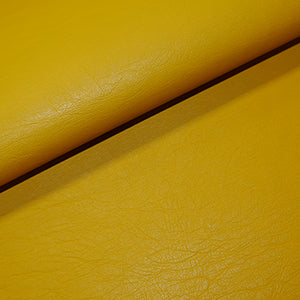 FAUX LEATHER MUSTARD