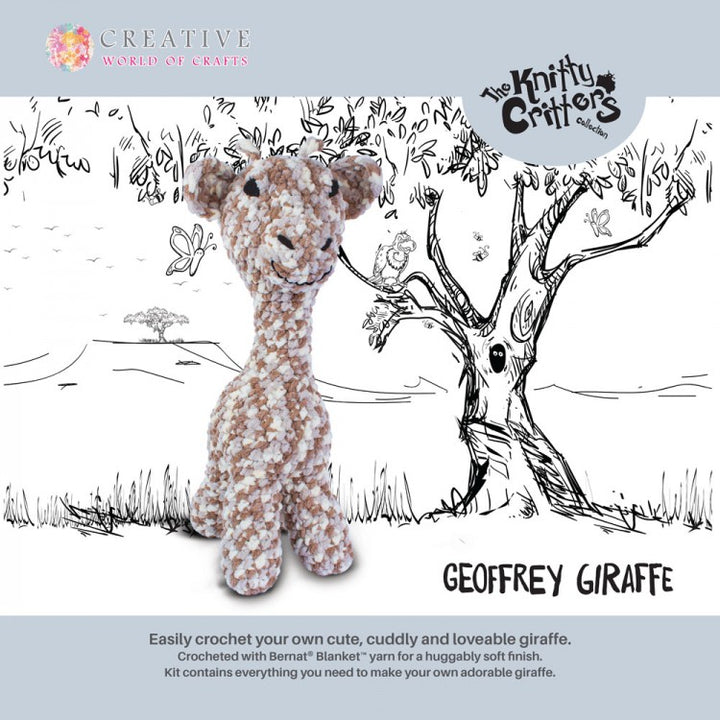 KNITTY CRITTERS - GEOFFREY THE GIRAFFE