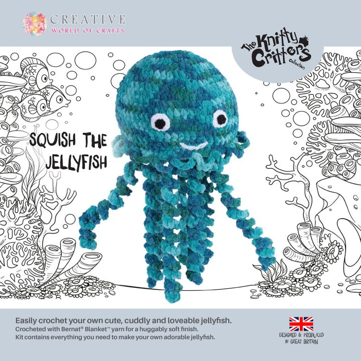 KNITTY CRITTERS - SQUISH THE JELLYFISH