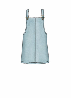 McCALLS SEWING PATTERN 7831 - MISSES PINAFORE DRESSES