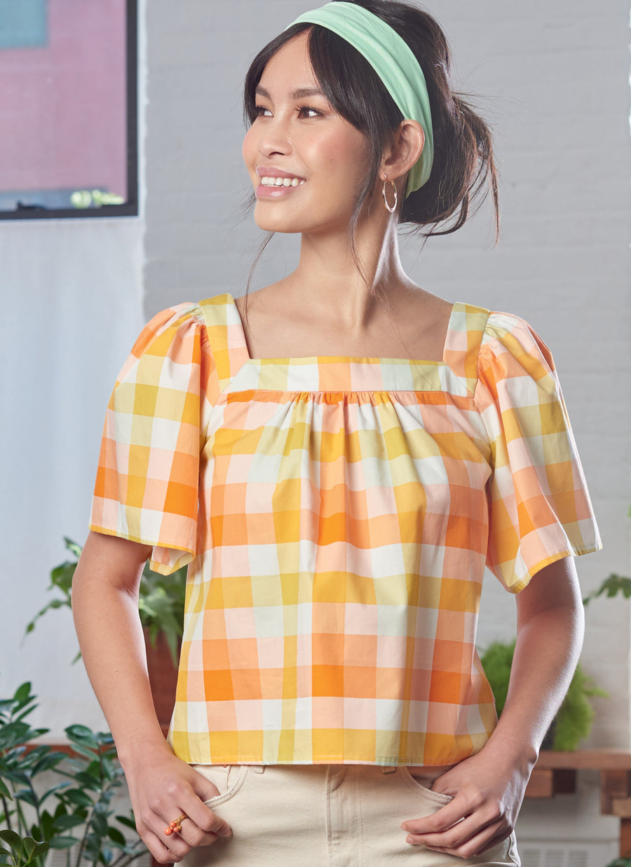 McCALLS SEWING PATTERN M8202 - MISSES TOPS
