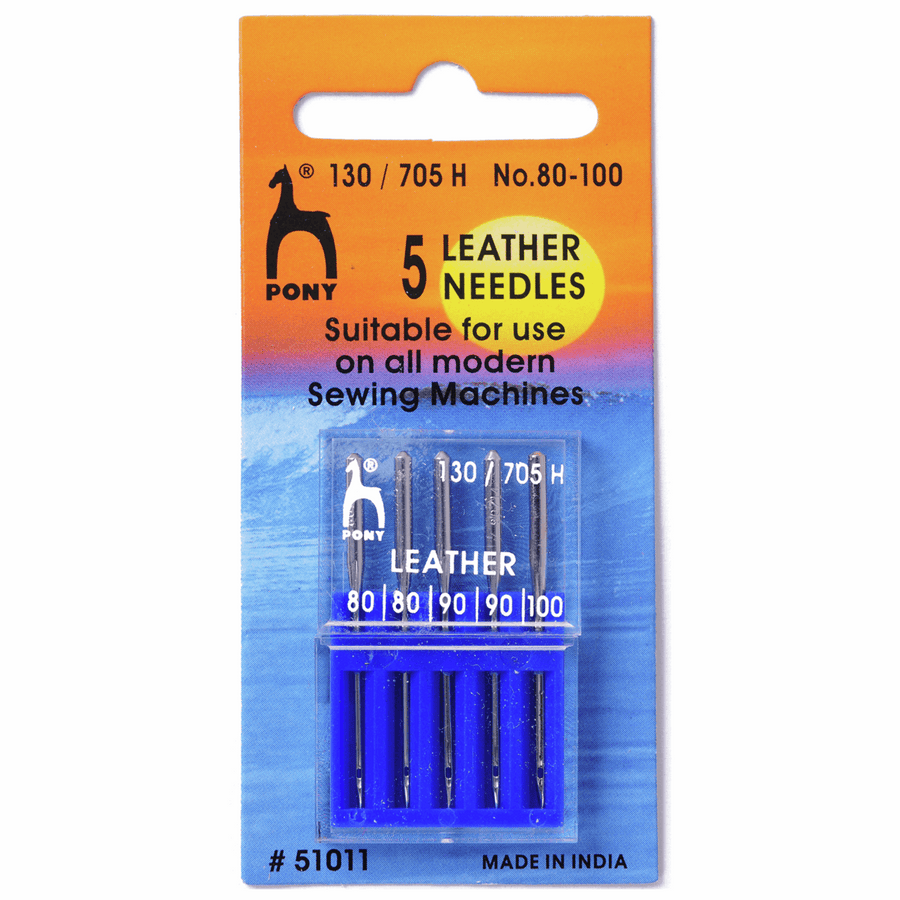 SEWING MACHINE NEEDLES - LEATHER - SIZE 100