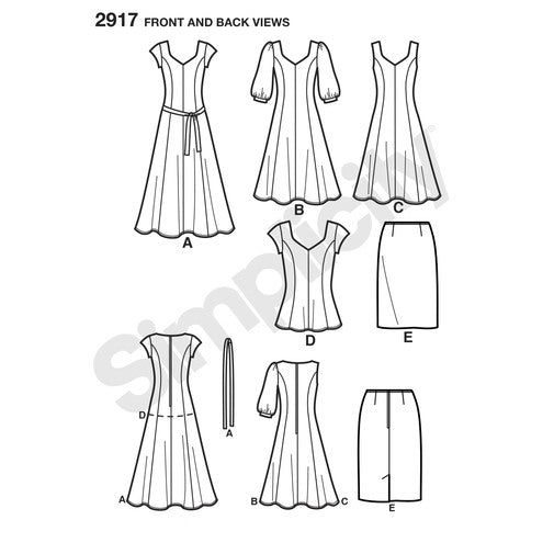 SIMPLICITY SEWING PATTERN S2917