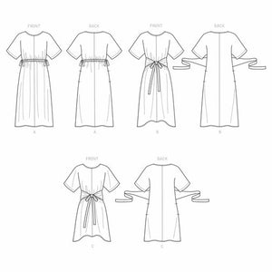 SIMPLICITY SEWING PATTERN S9101 guide sheet