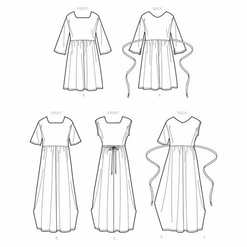 SIMPLICITY SEWING PATTERN S9140 guide sheet