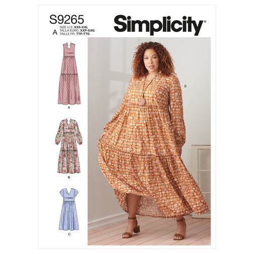 SIMPLICITY SEWING PATTERN S8546 - SHIRT DRESSES