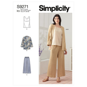 SIMPLICITY SEWING PATTERN S9271