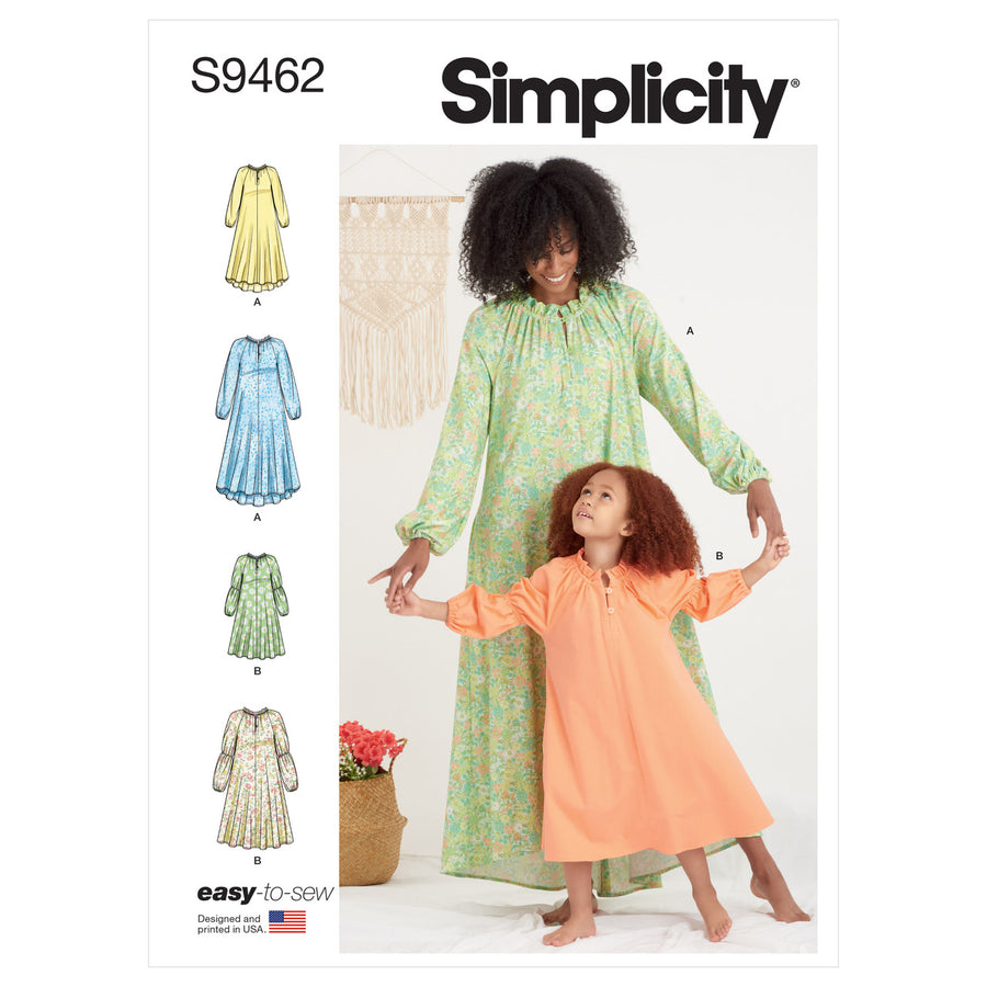 SIMPLICITY SEWING PATTERN S9462
