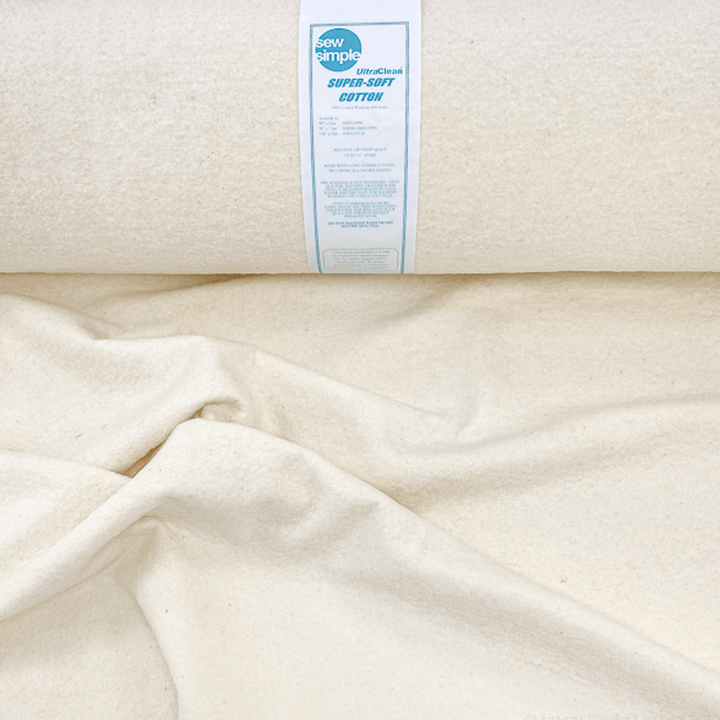 SEW SIMPLE SUPER SOFT 100% COTTON WADDING  90" WIDE 