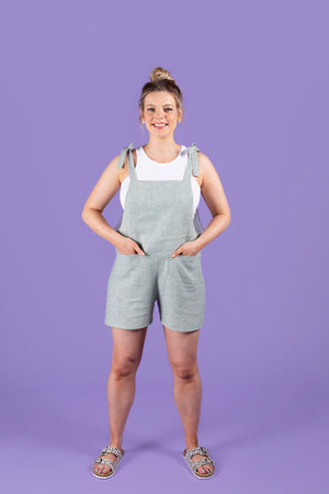 TILLY & THE BUTTONS | 1038 | ERIN DUNGAREES | SEWING PATTERN FOR CONFIDENT BEGINNERS | MODEL SHOT