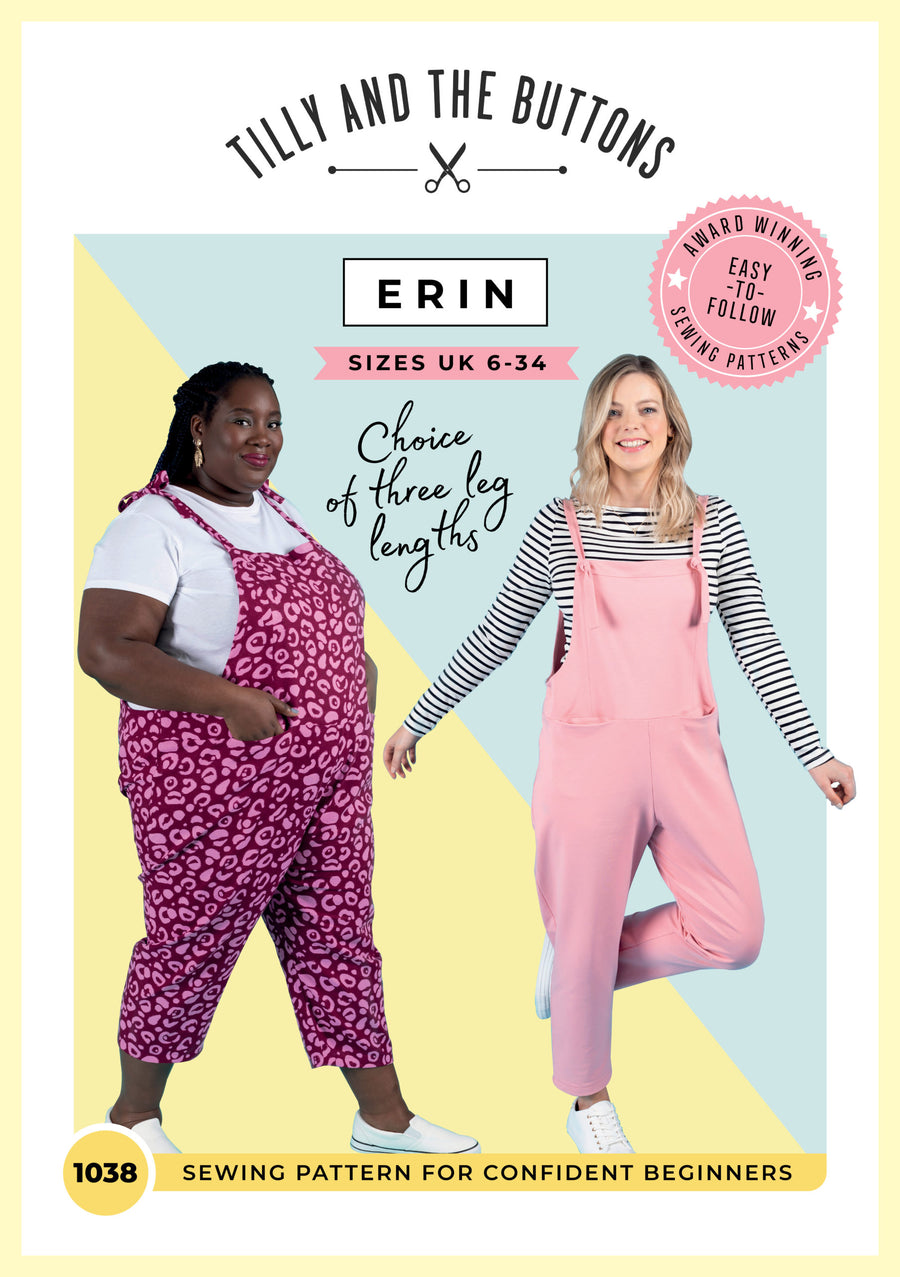 TILLY & THE BUTTONS | 1038 | ERIN DUNGAREES | SEWING PATTERN FOR CONFIDENT BEGINNERS