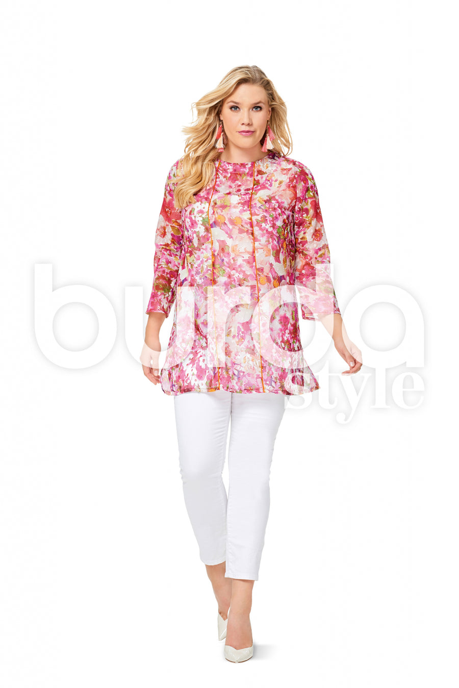 BURDA SEWING PATTERN B6552 WOMENS BLOUSE