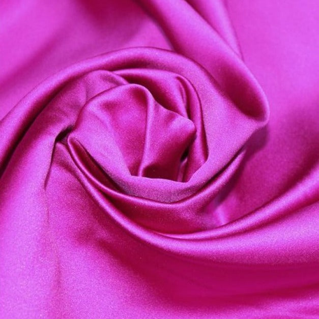 DUCHESS SATIN - CERISE PINK 