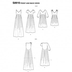 SIMPLICITY SEWING PATTERN S8910